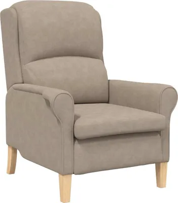 Obrázok produktu pre vidaXL Kreslo Taupe 76 x 94 x 102 cm mikrovlákno