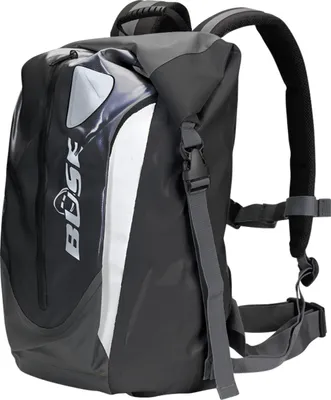 Produktbild von Büse Rolltop Rucksack, wasserdicht, 30 Liter - Schwarz / Weiß