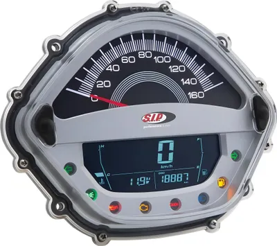 Image de Compte-tours / compteur de vitesse SIP Performance 160 km/h, 16 000 tr/min pour Vespa GT, GT L 125, 200 cm³, GTS 125 (modèle à carburateur)
