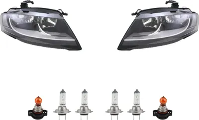 Produktbild von Johns, Scheinwerfer + Blinkersockel passend für Audi A4 8K 07-12 Set Links Rechts