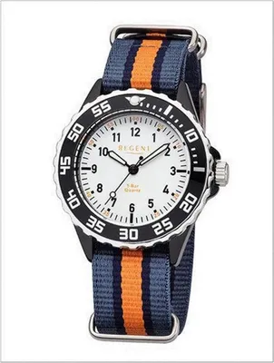 Image de Regent montre robuste pour enfants et adolescents bleu/orange BA-385