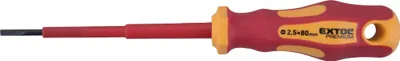 Obrázok produktu pre Skrutkovač pre elektrikárov, (-)2,5x80mm, VDE, CrV