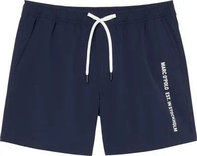 Produktbild von Marc O'Polo Herren Badeshorts Olmen (Essentials Beach Jersey) - Blau - Größe XL