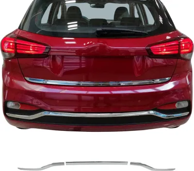 Image de Moulure De Pare-Chcos Arrière Pour Hyundai I20 2019-2021 Acier Inox 3 Pcs