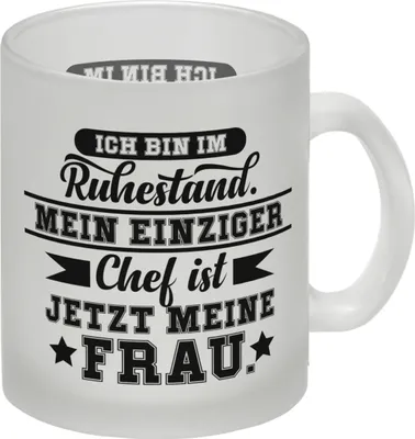 Produktbild von Rente Glas Tasse eine lustige Tasse für den Kaffee am Morgen