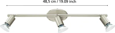 Obrázok produktu pre EGLO BUZZ-LED, 3 žiaroviek, GU10, 3000 K, IP20, Kovová