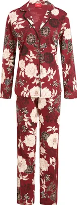 Produktbild von s.Oliver Pyjama 2 -teilig bordeaux-geblümt Größe 32/34