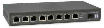 Zdjęcie produktu dla LevelOne GEP-0925, Nie zarządzany, 2.5G Ethernet (100/1000/2500), Pełny dupleks, Obsługa PoE