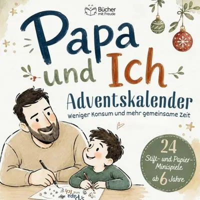Produktbild von PAPA & ICH - Das Adventskalender-Mitmachbuch