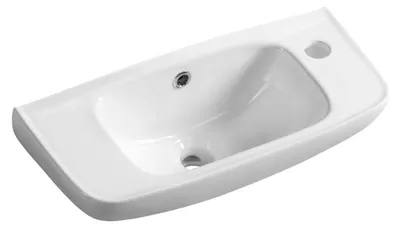 Immagine prodotto di Lavabo in Vetroceramica Isvea 51x22 cm, bianco