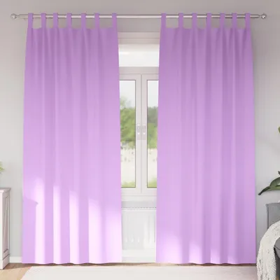 Obrázek produktu pro 2025 cloris zatemňovací závěsy se závěsy Fialový polyester - Záclony a závěsy Výprodej2841921 1ks