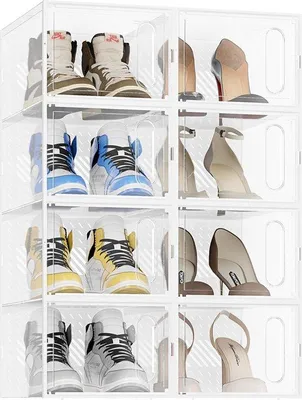 Produktbild von Schuhbox - Organizer für Schuhe - Schuhbox für das Haus - Muss-Haben für den Schuhbereich - Ideal für Schuhregale und Schuhkästen.