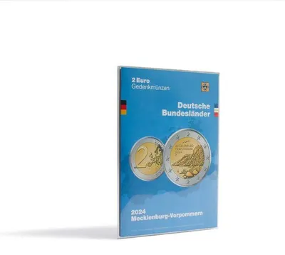 Produktbild von Münzkarte für deutsche 2-Euro-Gedenkmünze 2024 (Königsstuhl)
