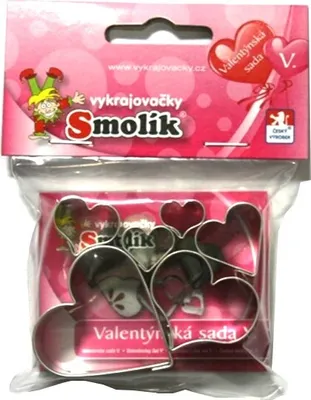 Obrázok produktu pre Vykrajovač sada valentínska 6ks nerez CZ