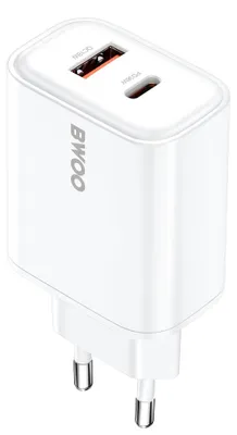 Zdjęcie produktu dla Bwoo Ładowarka Sieciowa Pd 36W Cda207 1X Usb 1Xusb-C Biały