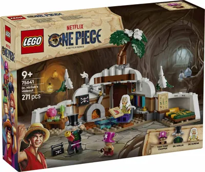 Productafbeelding van LEGO ONE PIECE: Doc Baders Verborgen Schuilplaats - Verzamelfiguur met 3 minifiguren, inclusief Tony Tony Chopper - Decoratie voor kinderkamers en cadeau voor jongens, meisjes en fans vanaf 9 jaar - 75641