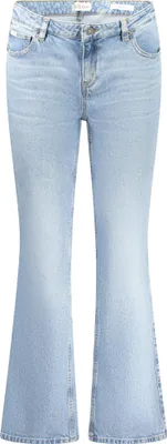 Produktbild von GUESS JEANS Damen Bootcut Jeans W5RA1SD5M4A_AZGJER - 5-Pocket, Used-Look, mit Knopf und Reißverschluss, Logo-Detail : Größe - 25L32 Größe: 25L32