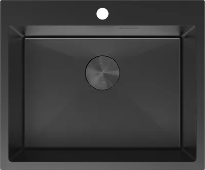 Immagine prodotto di Mexen Solix lavello in acciaio inox 1-vasca 600 x 500 mm, nero - 6408601000-70