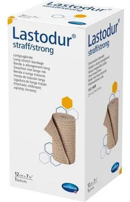 Zdjęcie produktu dla Hartmann Lastodur mocny bandaż 12cmx7m (P1) | opakowanie (1 sztuka)