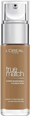 Produktbild von L’Oréal Paris True Match True Matcoolh Founeutraldationeutral 8.5.warm Toffee, Pumpenflasche, Flüssigkeit, Beige, Toffee, 8.5.W, Café-Haut, Dunkle Haut, Tief