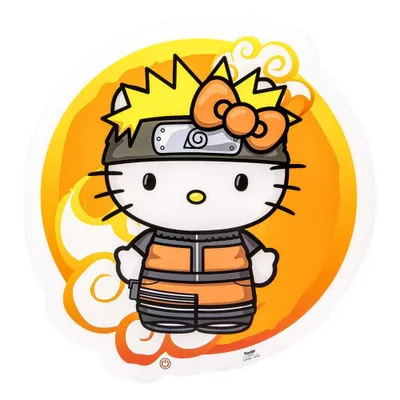 Produktbild von Naruto Shippuden x Hello Kitty LED Wandleuchte Hello Kitty Naruto 30 cm