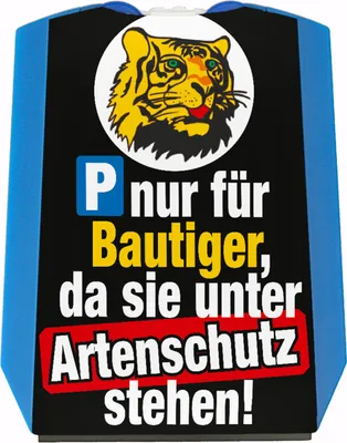 Produktbild von Bautiger Parkscheibe für Bauarbeiter und Handwerker in schwarz