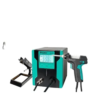Immagine prodotto di Pompa dissaldante elettrica, display digitale LCD, modalità di sospensione automatica, 331H