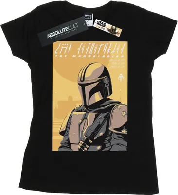 Produktbild von Star Wars - "The Mandalorian" T-Shirt für Damen BI42903 (L) (Schwarz)
