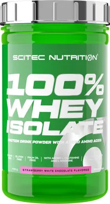 Produktbild von SCITEC Nutrition | 100% Whey Isolate Strawberry white chocolate