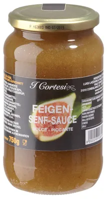 Immagine prodotto di Cortesi salsa alla senape di fichi Dolce Piccante 750g