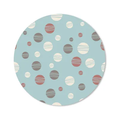 Produktbild von MuchoWow® Mauspad Mousepad Polka dots - Muster - Pastell 20x20 cm - Mousepads - Maus Mat - Pad - Mausunterlage - Schreibtischmatte