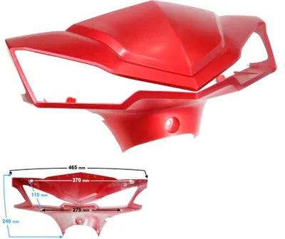 Produktbild von Lenkradgehäuse rot ENERGY 2.0