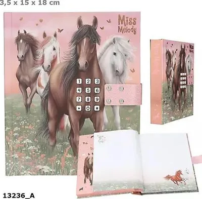 Zdjęcie produktu dla Miss Melody 0413236, Pamiętnik dziecka, Wielobarwny, Obraz, Twarda okładka, Dorosły/dziecko, Każda płeć