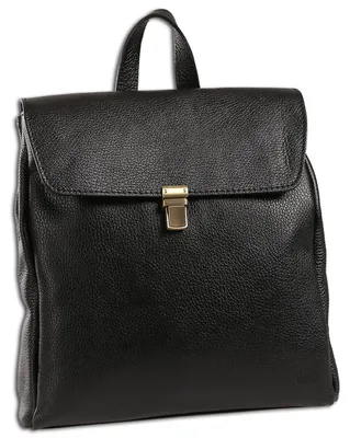 Produktbild von Toscanto Damen Cityrucksack Leder Rucksack schwarz ORT104RS1