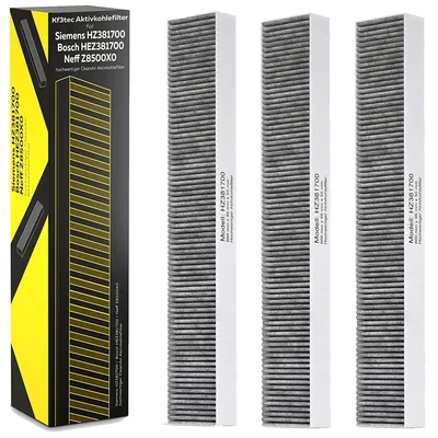 Produktbild von 3 Stück Aktivkohlefilter für Dunstabzugshaube