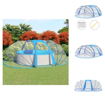Obrázok produktu pre vidaXL Kupola bazéna oválna 530x410x205 cm - Kryty a podložky pod bazény