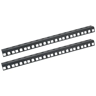 Produktbild von HMF 66808-02 Rackschiene für Serverschrank, 8U, 10 Zoll, Schwarz
