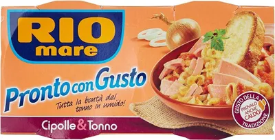 Produktbild von 12x Rio Mare Tonno e Cipolle fertiggerichte Thunfisch und Zwiebel 2x160g Instant food