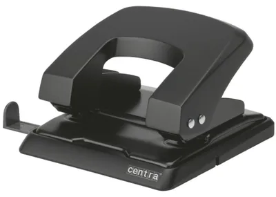 Produktbild von Locher HP30 Metall für 30 Blatt mit Anschlagschiene schwarz