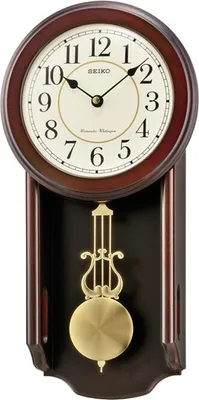 Produktbild von Seiko QXH063B Holz Pendel  Wanduhr Melodie Westminster/Whittington