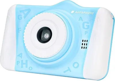 Obrázok produktu pre AgfaPhoto Realikids Cam 2, Detský digitálny fotoaparát, Angličtina, 115 g, Modrá, Biela