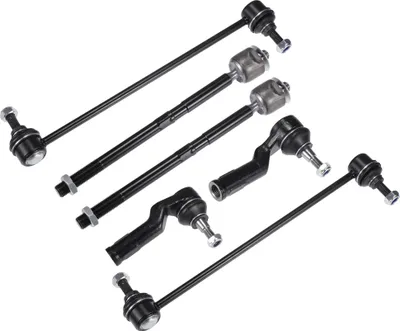 Produktbild von 6-teiliges Vorderachsaufhängungs-Set: Innen- und Außenlenkstange, vorderer Stabilisator-Verbindungsstange für Ford C-Max,für Ford Escape,für Ford Focus,für Ford Transit