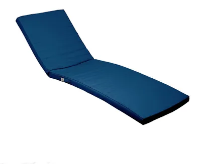 Immagine prodotto di Cuscino Lettino Materasso per Sdraio Sfoderabile - 185x55x4cm - Blu Petrolio