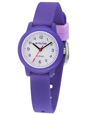 Produktbild von SINAR XB-24-7 Uhr Mädchen Kinderuhr Kautschuk lila