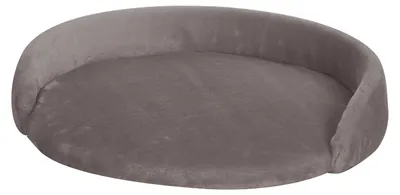 Produktbild von Nobby De Luxe, Brett, Rund, Grau, Plüsch, 100 mm, 48 cm