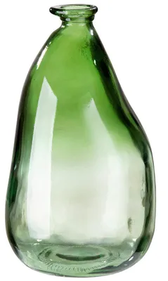 Immagine prodotto di Vaso Gilde, modello "Creta", vetro, verde, confezione da 1, altezza 36 cm, diametro 21 cm. Codice: 4063387500897