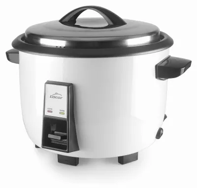 Reiskocher 3,6 l, 20 Portionen, Antihaftbeschichtung, weiß