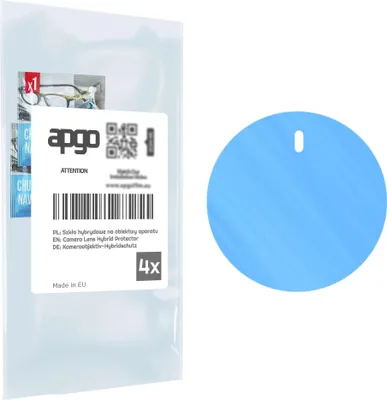Produktbild von apgo 4 Stück Hybrid Kameraschutz, Kamera-Schutzglas kompatibel mit Realme Narzo 70 Pro 5G, Linsenschutz, 9H Härte, Schutz für Kameraobjektiv, Anti-Kratzer, transparent