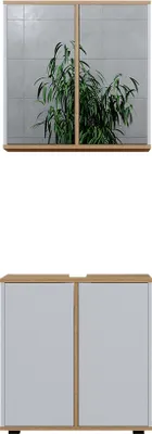 Immagine prodotto di Set mobili bagno Vicco Didi Bianco/Artisan 2 parti, base 60 cm, Model 49392