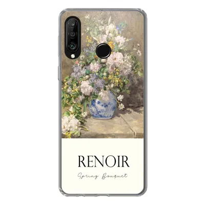 Produktbild von MuchoWow® Handyhülle Schutzhülle Hülle für Huawei P30 Lite Kunst - Blumen - Alte Meister Silikon Softcase Handy Hülle - Handyhülle